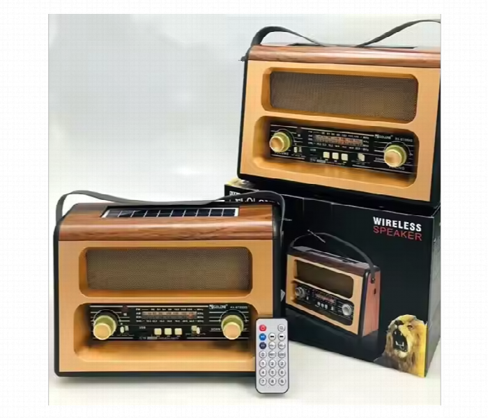 Golon Rx Bt88Sq Portable Bluetooth Fm Radio With Usb Sd Aux And Rechargeable Battery - Zoom Image 2