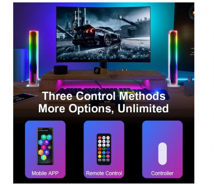 3D Tunnel Ambient Rgb Smart Led Light - Zoom Image 2