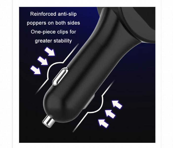3 In 1 Car Charger  Micro Type C Lightning Blue - Zoom Image 4