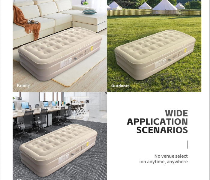 Air Mattress With Built In Pump For Outdoor - Zoom Image 3