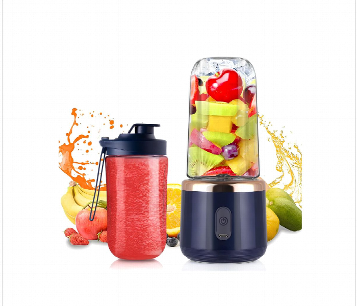 Multi Function Small Portable Juicer Blue - Zoom Image 1