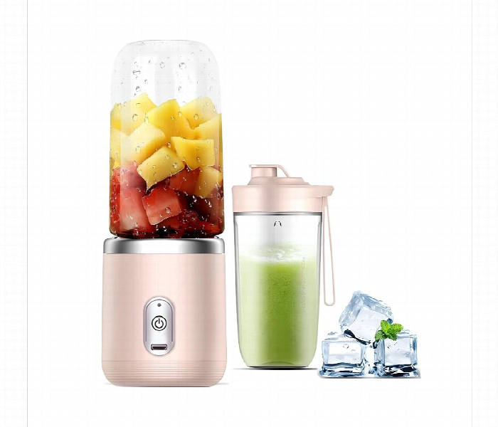 Multi Function Small Portable Juicer Pink - Zoom Image 1