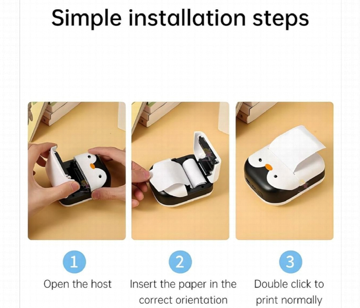 Portable Bluetooth Mini Printer - Zoom Image 3