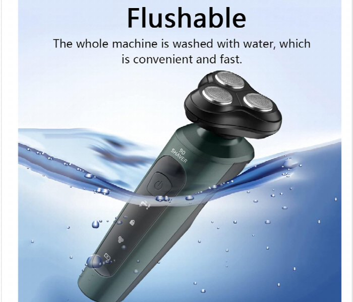 9D Shaver  Contour Detect Electric Rotary Shaver For Men - Zoom Image 2