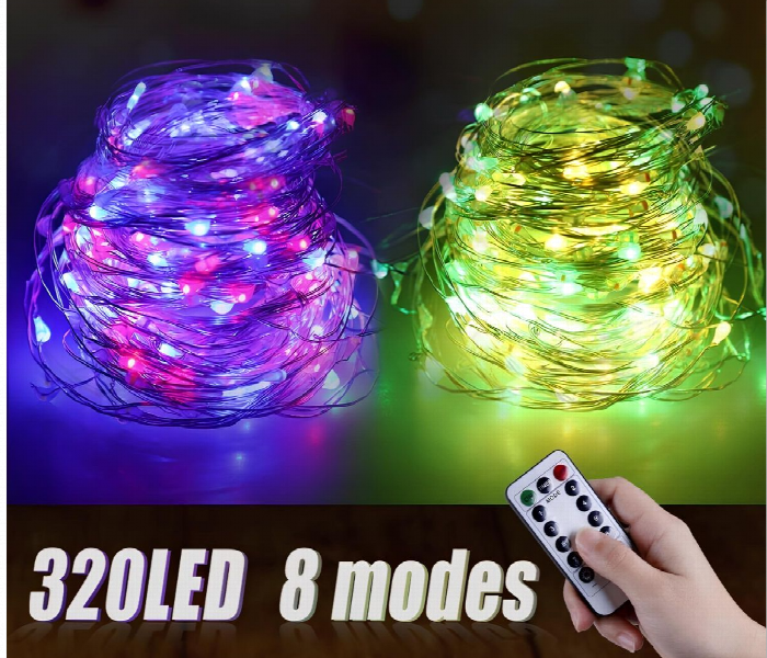 Remote Controlled Led Curtain Lights Multicolor - Zoom Image 3