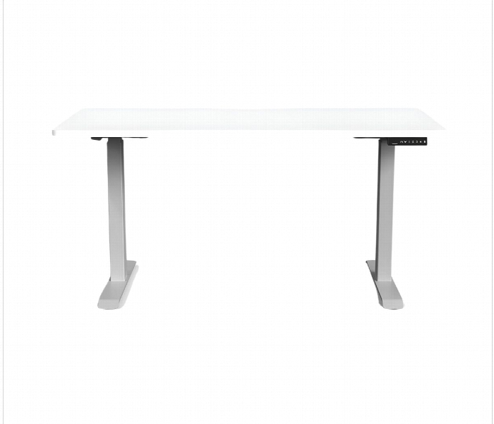 Navodesk Smart Height Adjustable Desk With Bluetooth Technology Fram Gray And Gray Top - Zoom Image 1