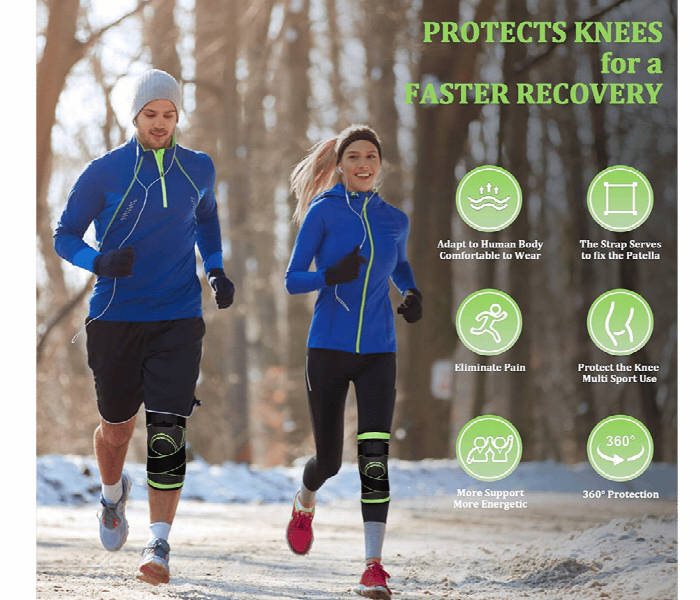 3D Compression Knee Support Sleeve - Zoom Image 4