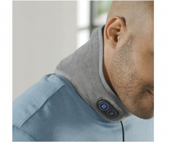 Calm Heat Massaging Neck Wrap Gray - Zoom Image 2