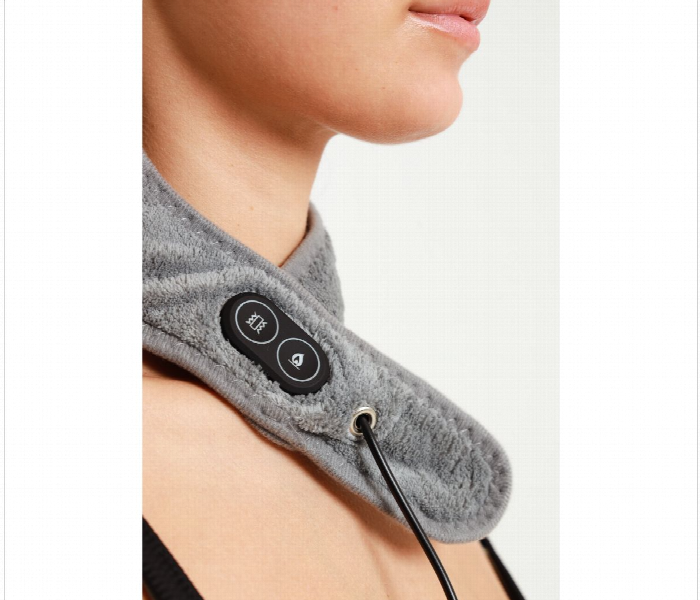Calm Heat Massaging Neck Wrap Gray - Zoom Image 3