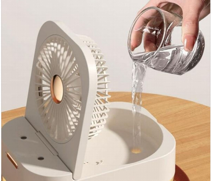 Dual Spray Conditioning Fan With Night Light White - Zoom Image 5