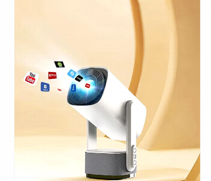 Pan Tilt Lamp Rechargable Projector 4K 5Ghz - Zoom Image 2