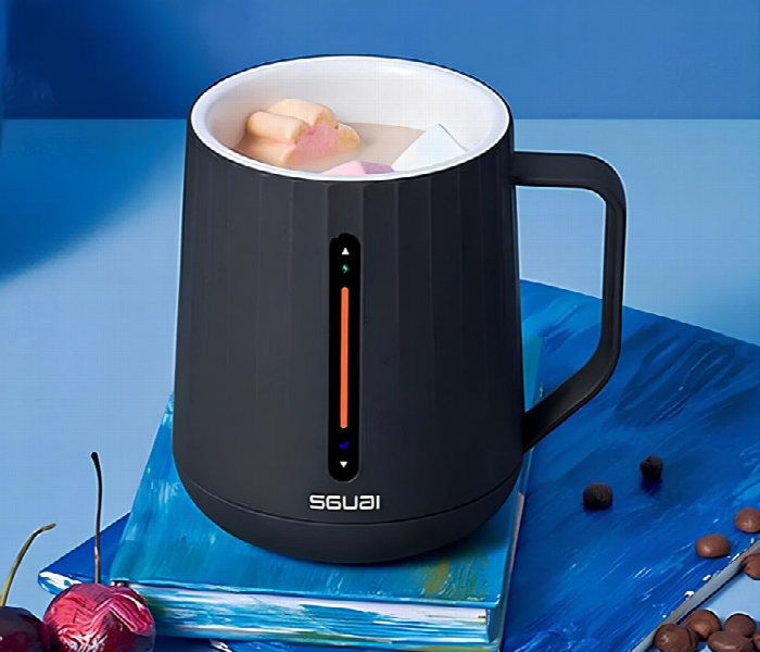 Sguai Smart Heating Cup Stainless Steel Black - Zoom Image 3