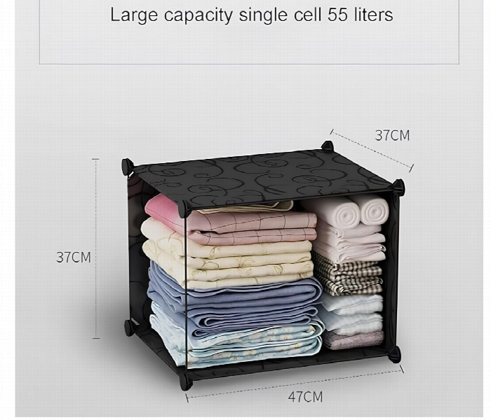 Multifunctional Wardrobe Folding Storage Cabinet - Zoom Image 6