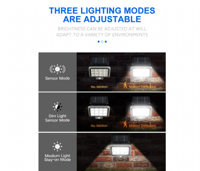 Solar Sensor Light Hs 8022 Cob C - Zoom Image 5