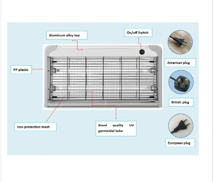 Mosquito Killer With 20W T8 Fluorescent Tube - Zoom Image 3