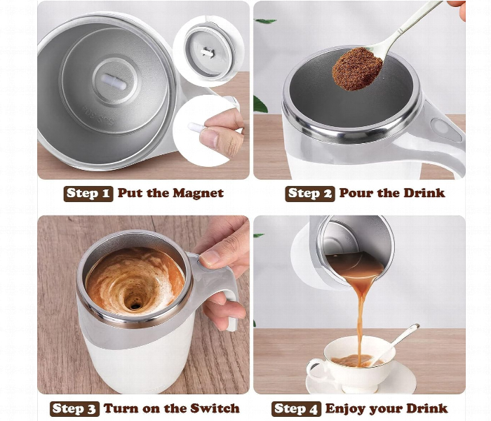 Multifunctional Magnetized Stirring Cup Brown - Zoom Image 4