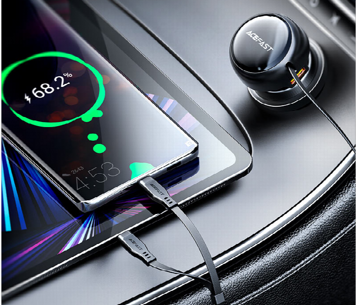 Acefast Fast In Car Charger 2  In 1 Uab - Zoom Image 3