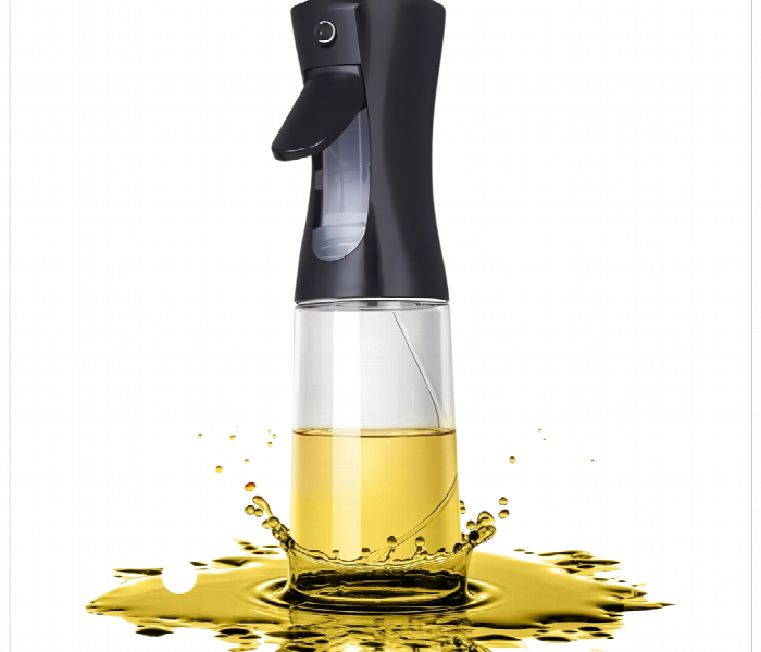 Oil Sprayer Bottle Refillable Glass Bottle For Cooking Black - Zoom Image 2