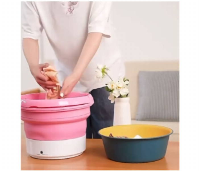 Portable Mini Washing Machine  Pink - Zoom Image 2