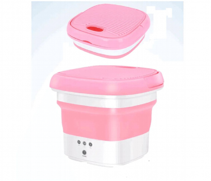 Portable Mini Washing Machine  Pink - Zoom Image 3