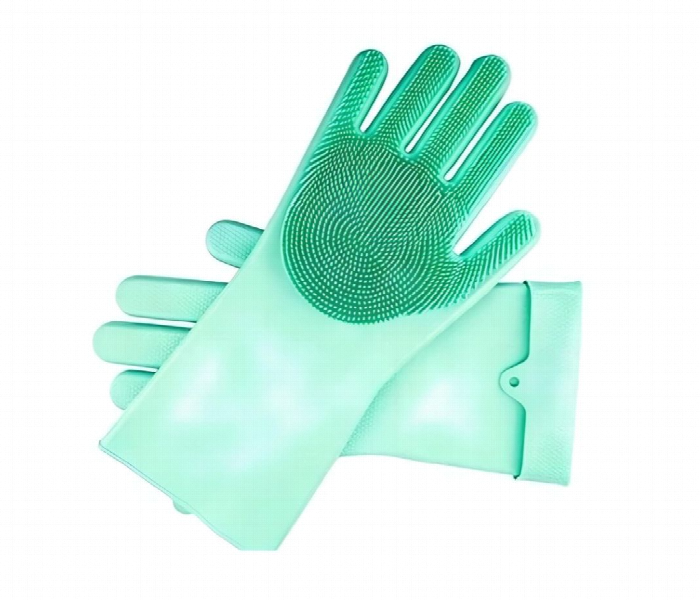 Multi Functional Silicone Glover  Green - Zoom Image 2