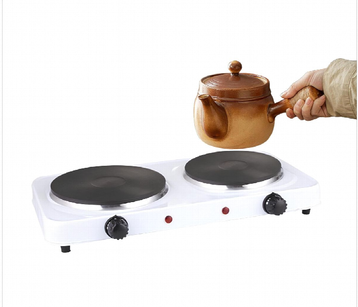 Double Burner Electric Hot Plate - Zoom Image 2
