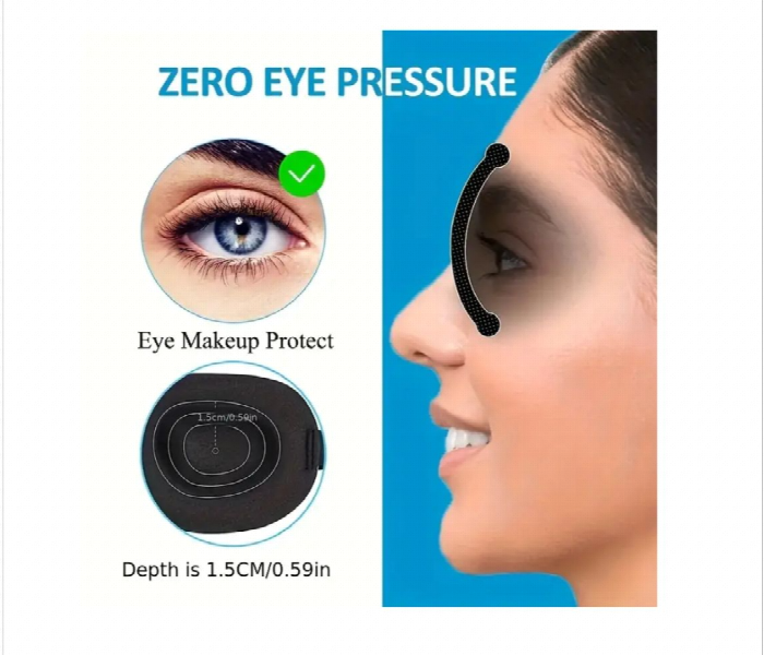 Light Blocking Sleep  3D Contoured Eye Mask - Zoom Image 4