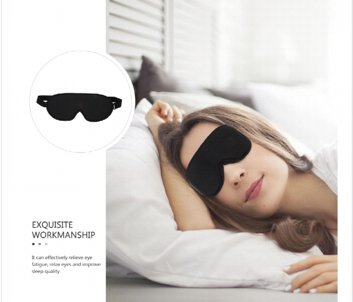 Light Blocking Sleep  3D Contoured Eye Mask - Zoom Image 2