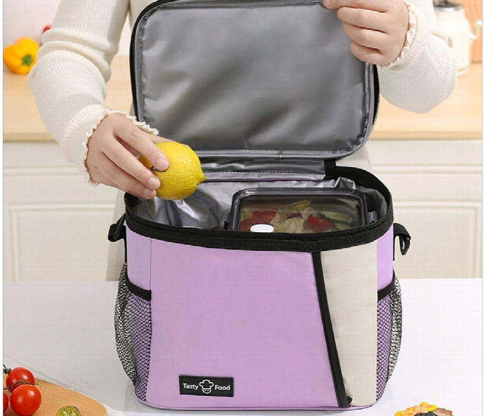 Tiffin Bag Purple Leakproof And High Capacity Excellent Quality And Leakproof Protection - Zoom Image 3