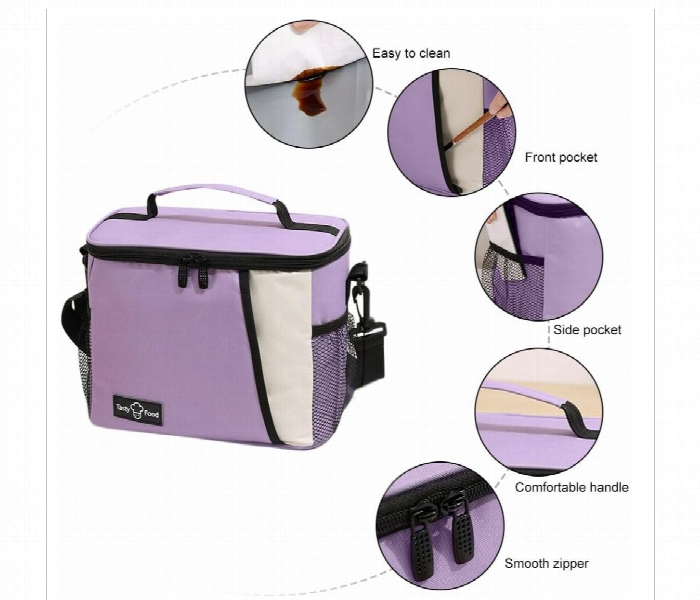 Tiffin Bag Purple Leakproof And High Capacity Excellent Quality And Leakproof Protection - Zoom Image 4