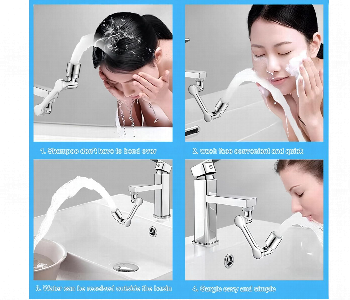 360 Degree Rotating Faucet Splash Head - Zoom Image 3