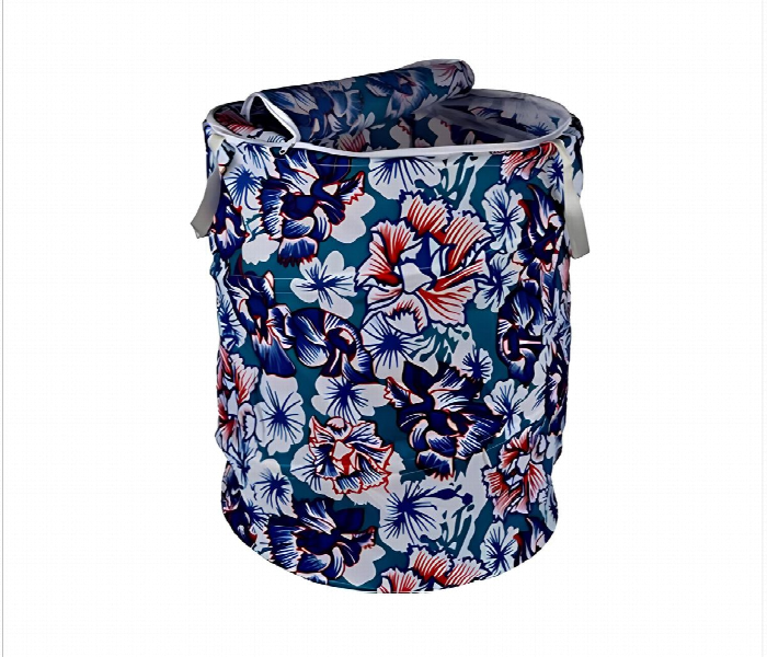 Spacious Square Cotton Laundry Basket Small - Zoom Image 1