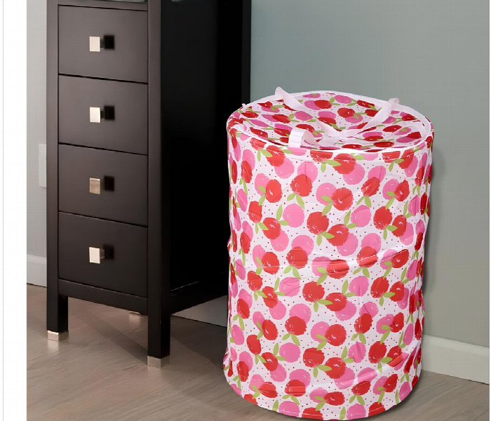 Spacious Square Cotton Laundry Basket Big - Zoom Image 3