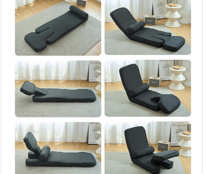 Folding Lazy Sofa Adjustable Bed And Chair - Zoom Image 4