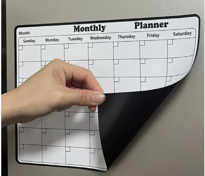 Dry Erase Fridge Magnetic White Board Calendar - Zoom Image 5