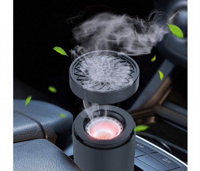 Electronic Bakhoor Burner Rechargeable Aroma Diffuser  Red - Zoom Image 3