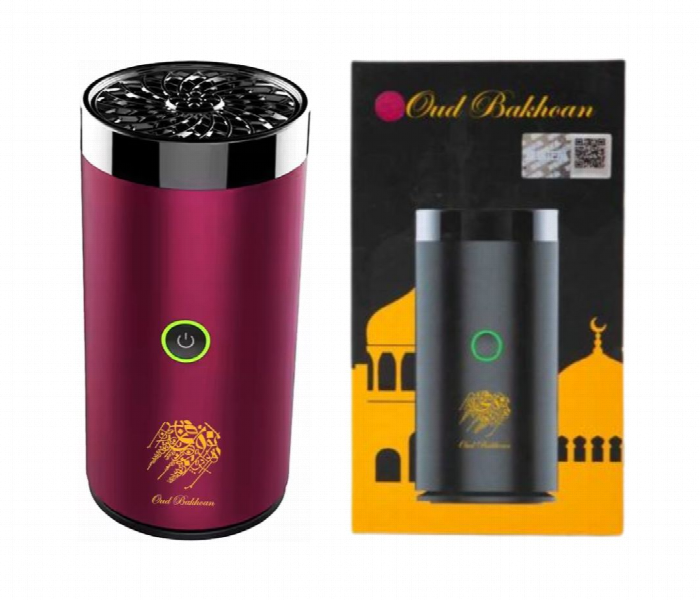 Electronic Bakhoor Burner Rechargeable Aroma Diffuser  Red - Zoom Image 2