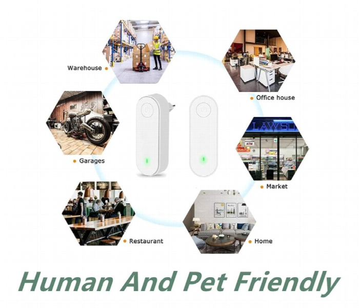 Ultrasonic Mosquito Repellent White - Zoom Image 3