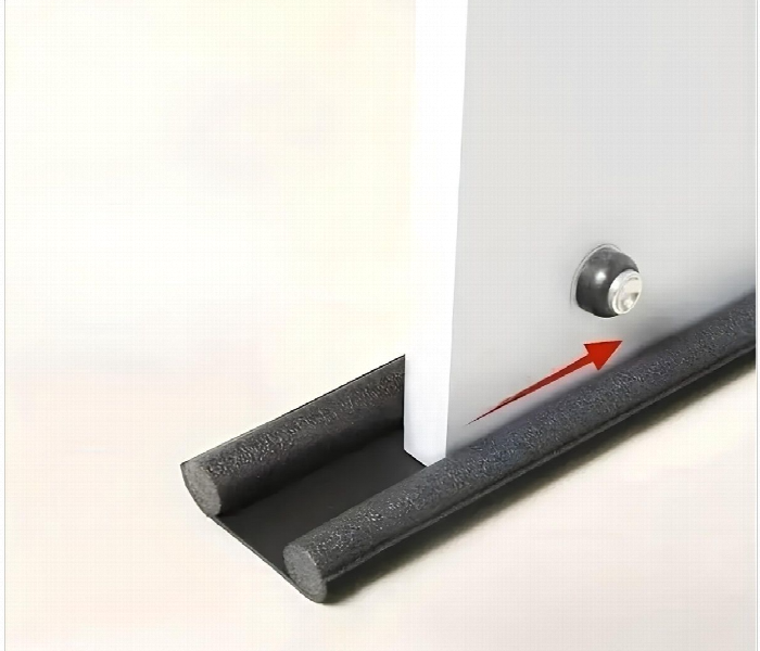 Door Bottom Sealing Strip Black - Zoom Image 3