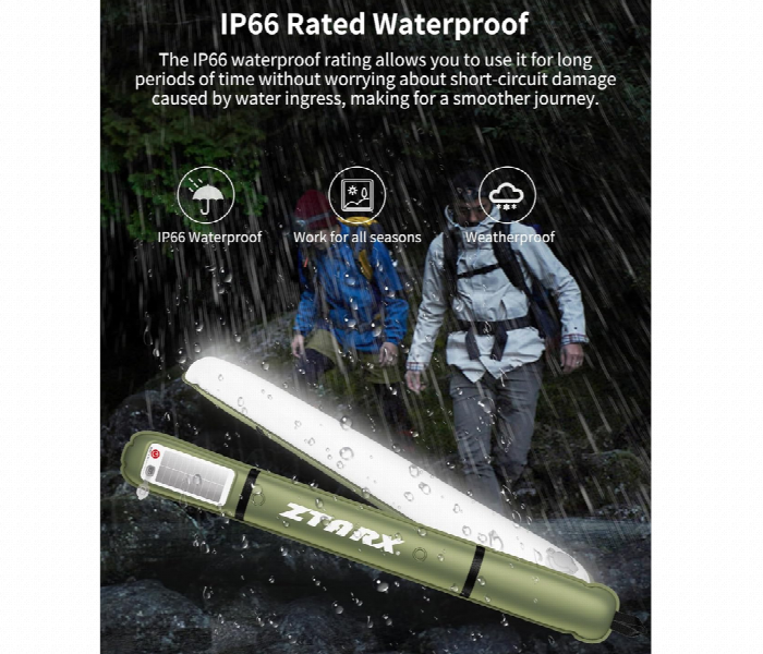 Ztarx Foldable Magnetic Fill Light For Car Camping Usb Charging - Zoom Image 2