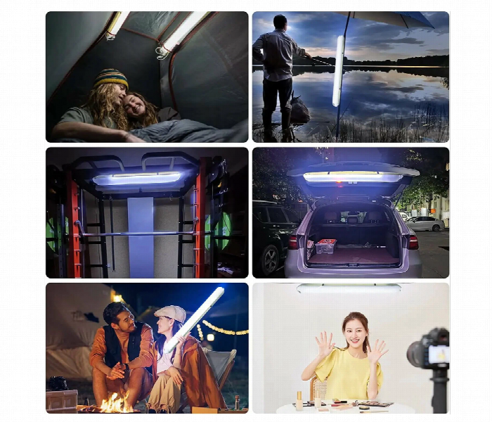 Ztarx Foldable Magnetic Fill Light For Car Camping Usb Charging - Zoom Image 4