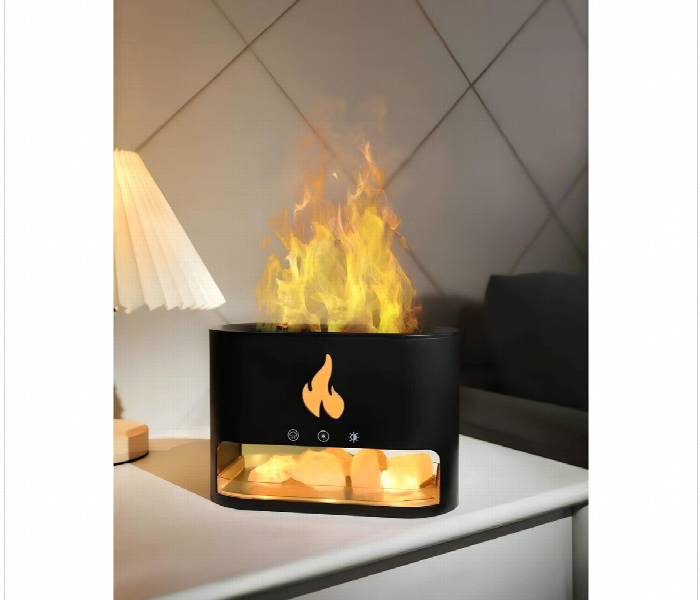 Aroma Flame Diffuser And Humidifier Black - Zoom Image 2