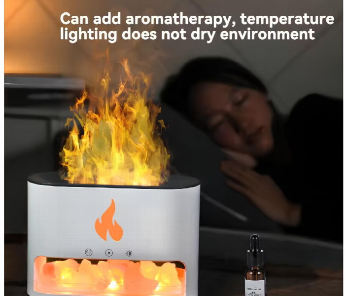 Aroma Flame Diffuser And Humidifier Black - Zoom Image 4