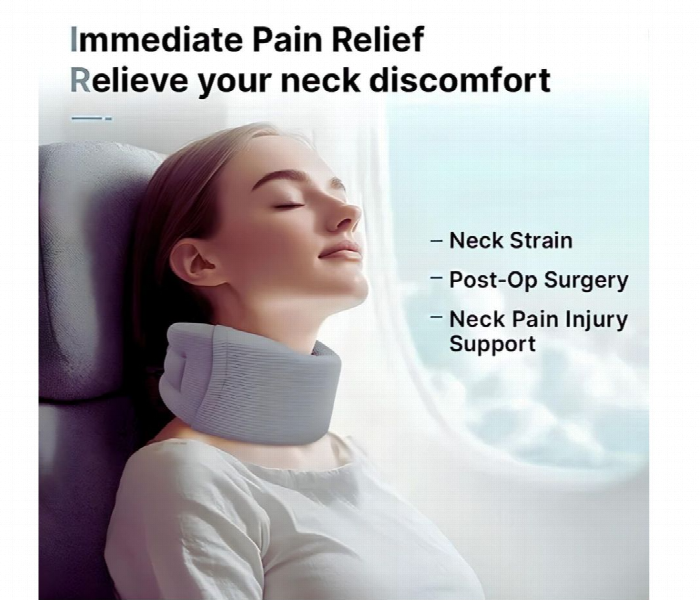 Foam Cervical Collar Posture Neck Support  Blue - Zoom Image 4