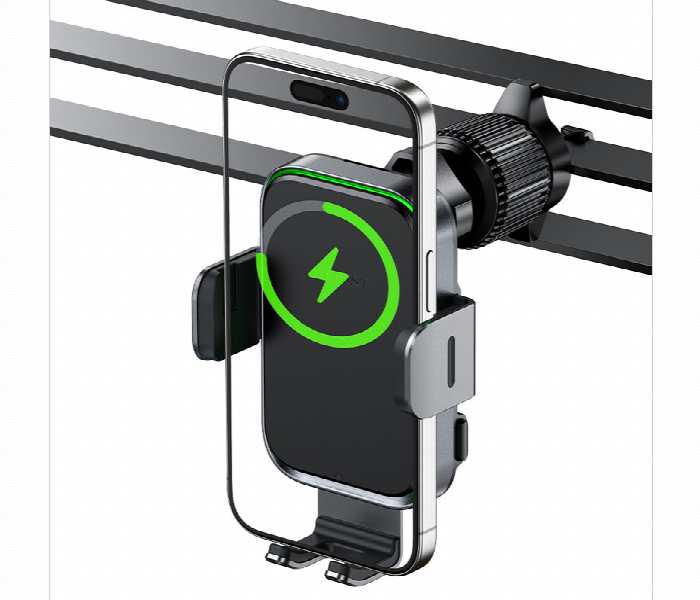 Car Phone Holder With Wireless Charger - Zoom Image 2