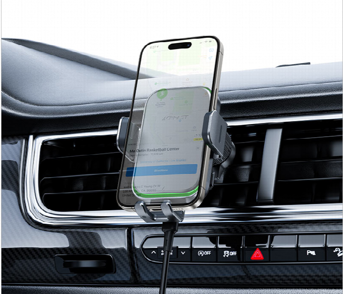 Car Phone Holder With Wireless Charger - Zoom Image 5