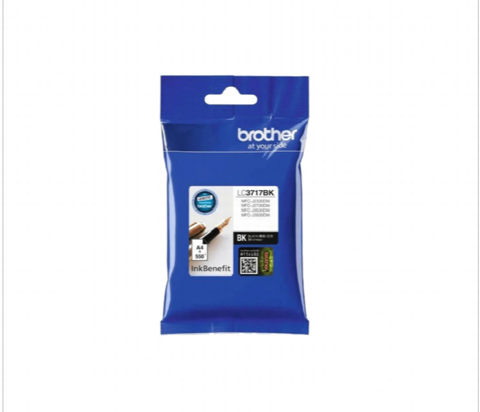 Brother Lc3717 Black Color Ink Cartridge. - Zoom Image
