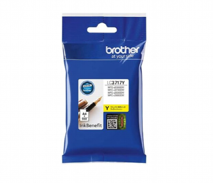 Brother Lc3717 Yellow Color Ink Cartridge - Zoom Image