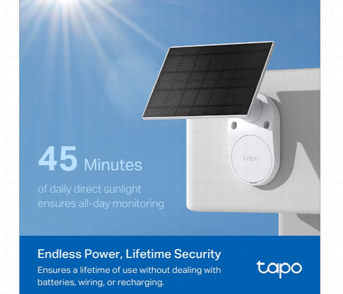 Tapo C410 Wirefree Security Camera Kit With Solar Panel And Smart Ai Detection - Zoom Image 4
