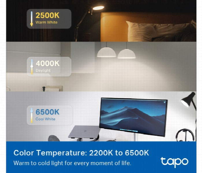 Tapo L535E Smart Wifi Multicolor Light Bulb 1055 Lumens With Matter And Voice Control - Zoom Image 4